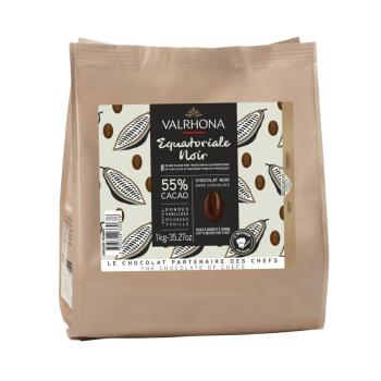 equatoriale noire 55 fave 1 kg di valrhona