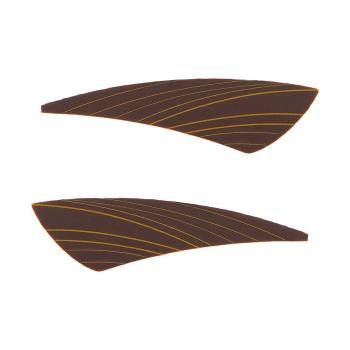 decorazione punta linee gialle di chocolatree