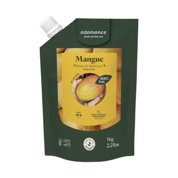 mango kesar alphonso in purea 1 kg di adamance