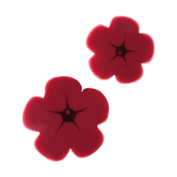 Decorazioni fiore lampone 2 dimensioni