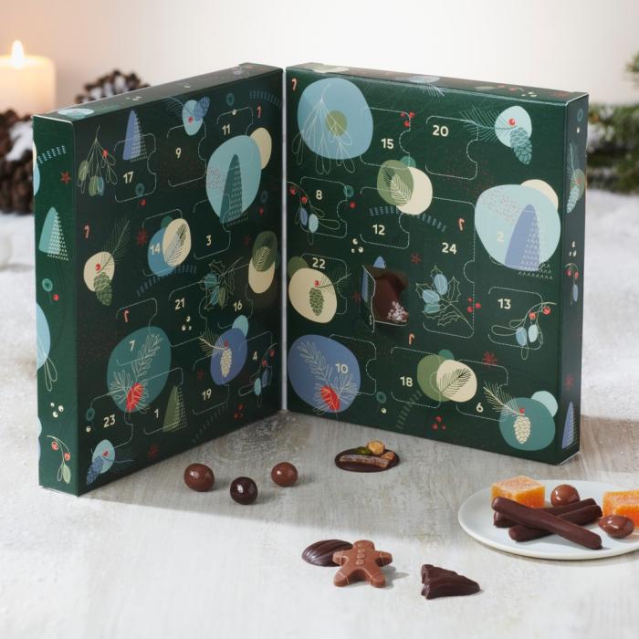 calendario delavvento da riempire di valrhona