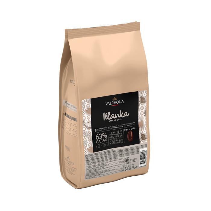 cioccolato fondente illanka 63 di valrhona