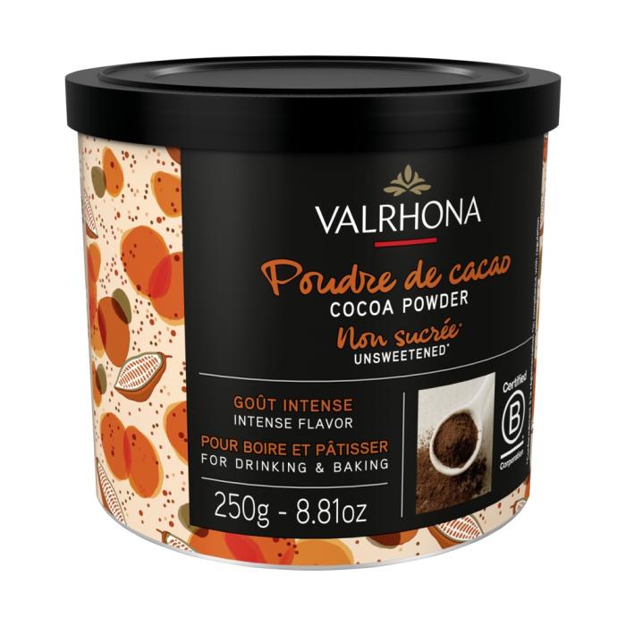 cacao in polvere 250 g di valrhona