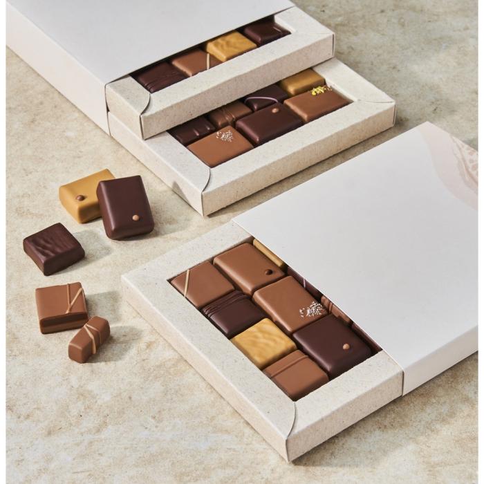 cioccolatino promesse noir framboise di valrhona