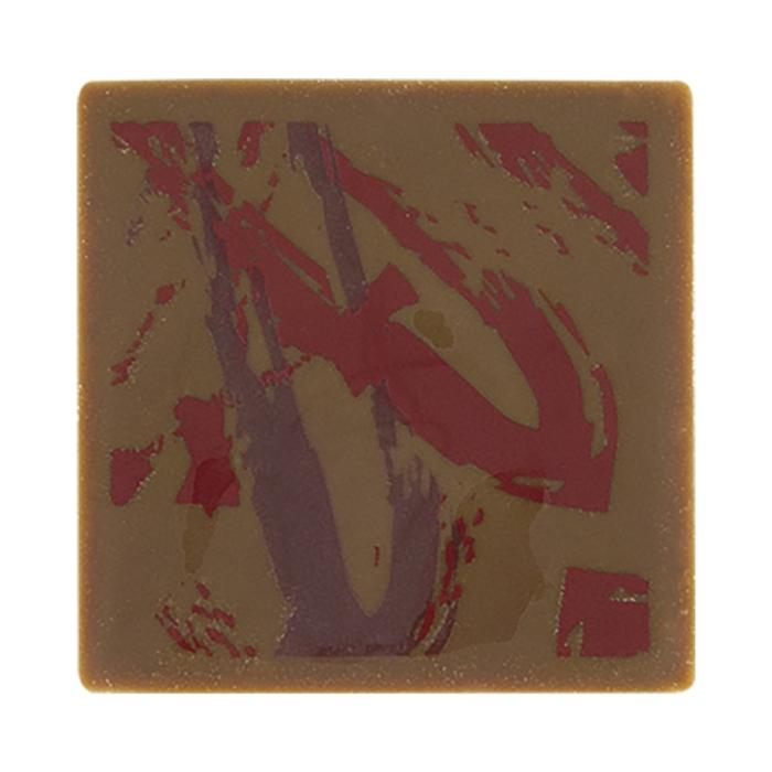 decorazioni quadrato vernice rossa di chocolatree