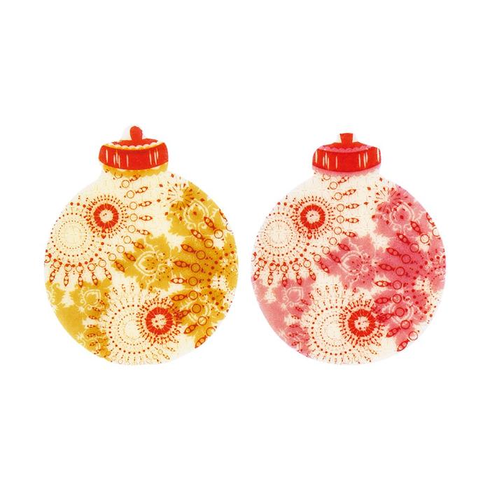 decorazione pallina di natale 2 modelli di chocolatree
