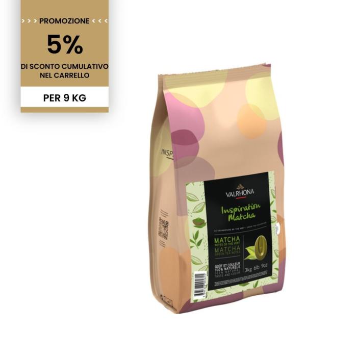promozione inspiration matcha 9 kg di valrhona