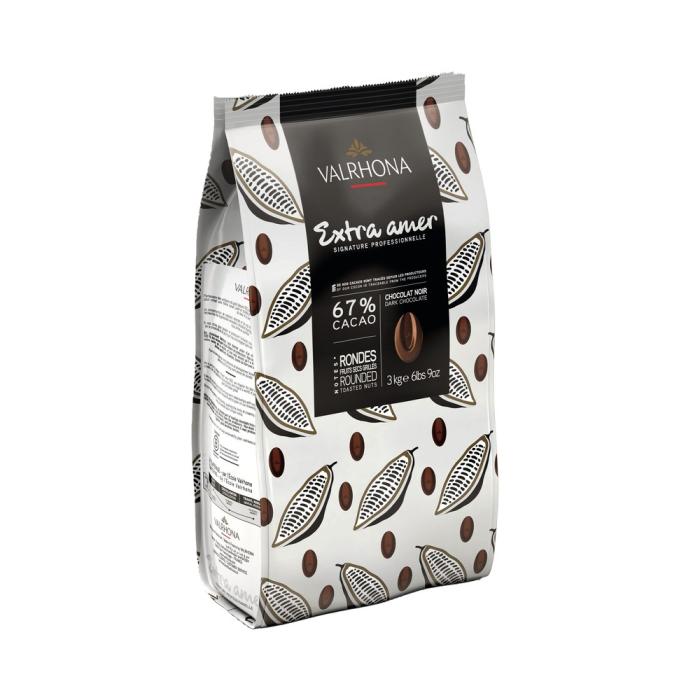 cioccolato fondente extra amer 67 di valrhona