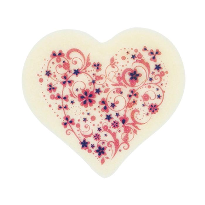 decorazione cuore floreale amore di chocolatree