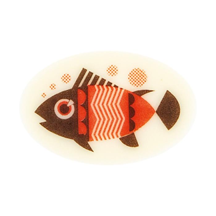 decorazione ovale pesce rosso di chocolatree