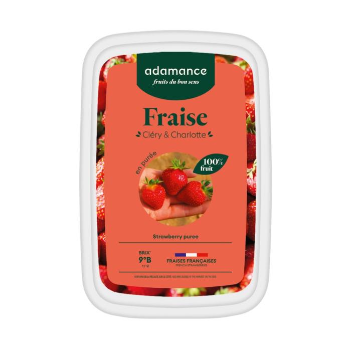 fragole clery e charlotte in purea 1 kg di adamance