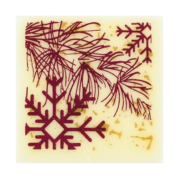 decorazioni natalizie quadrate fiocco di neve di chocolatree