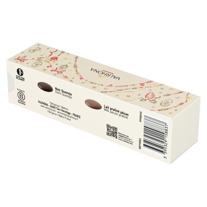 astuccio palets fins natale 2026 80 g di valrhona