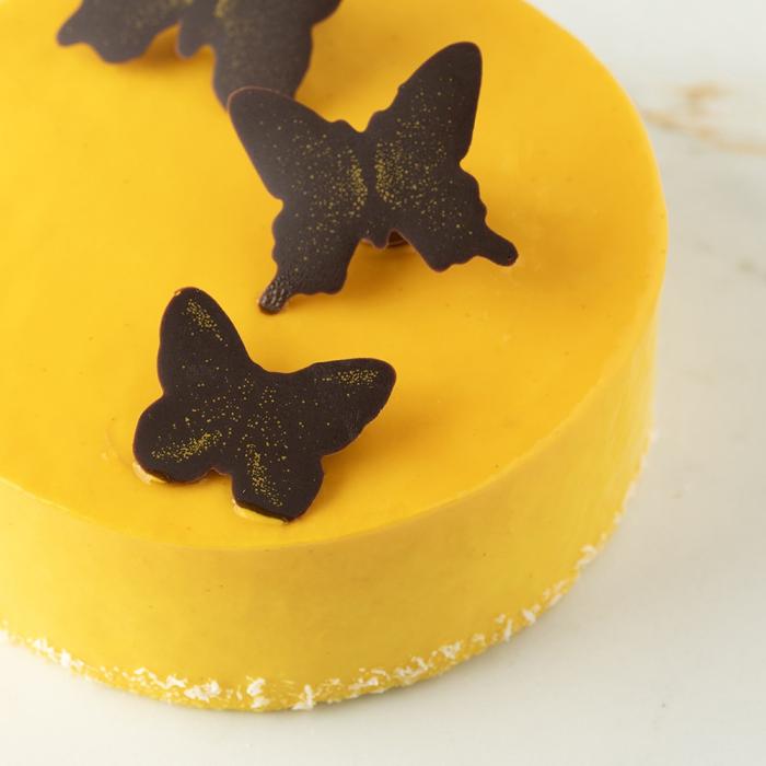 decorazione farfalle scaglie 3 modelli di chocolatree