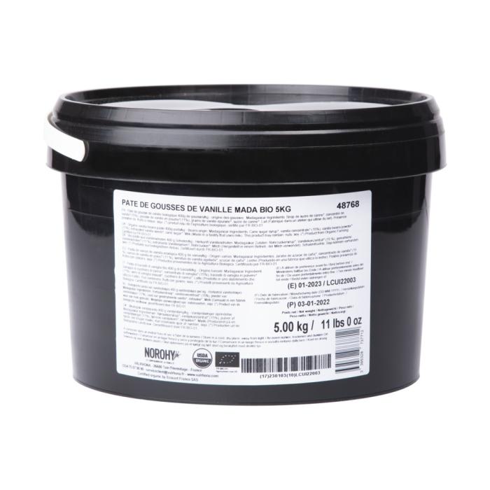 pasta di baccelli di vaniglia madagascar bio 5kg di norohy