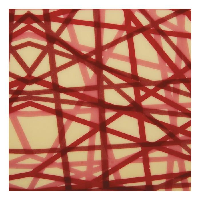 trasferibile righe rosse e rosa di chocolatree