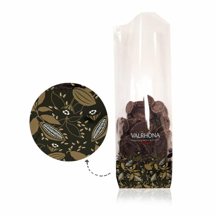 sacchetto fiore grande di valrhona