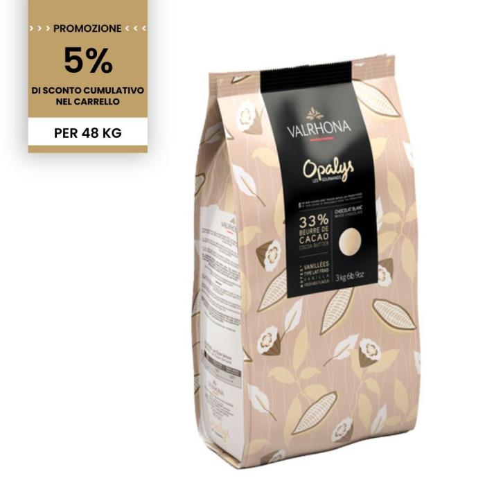 promotion chocolat blanc opalys 33 48 kg di valrhona