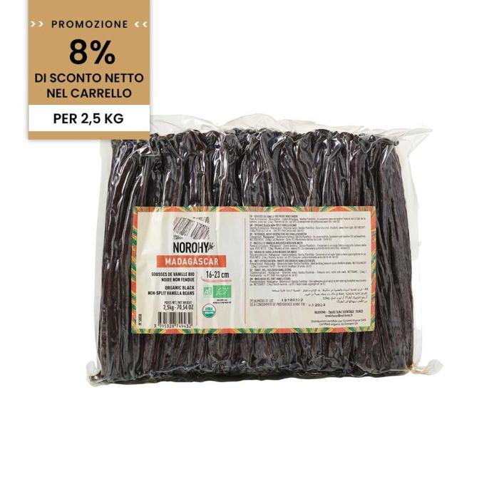 promozione baccelli di vaniglia del madagascar bio 16 23cm di norohy