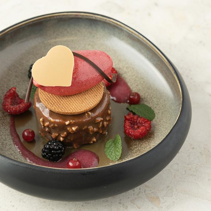 decorazione cuore puro dulcey amore di chocolatree