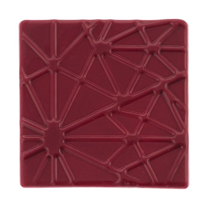 decorazioni quadrate rilievo lampone di chocolatree