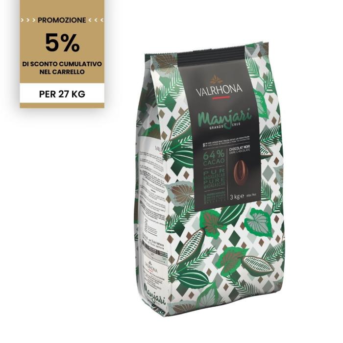 promotion chocolat noir manjari 64 27 kg di valrhona
