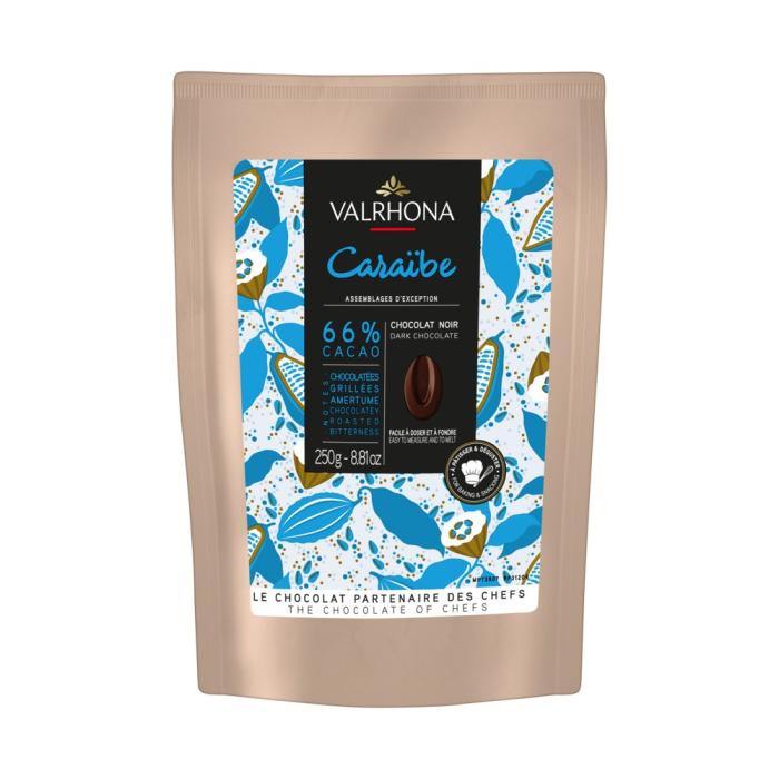 caraibe 66 fava 250 g di valrhona