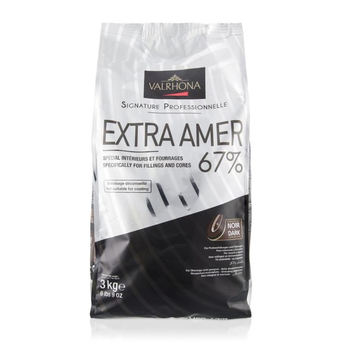 cioccolato fondente extra amer 67 di valrhona