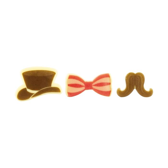 decorazioni accessori gentleman 3 modelli di chocolatree