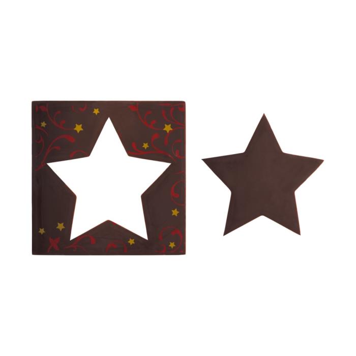 decorazioni stella traforata di chocolatree