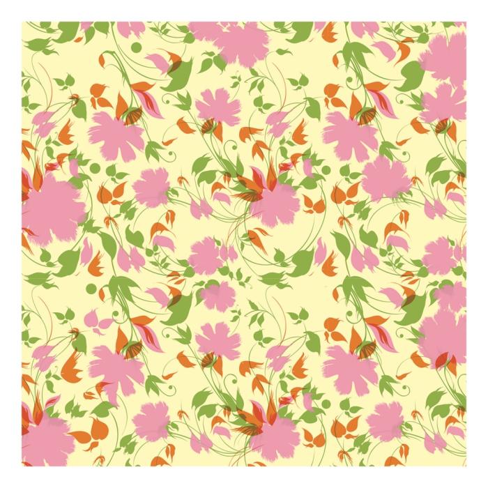 trasferibile foglie rosa e arancioni di chocolatree