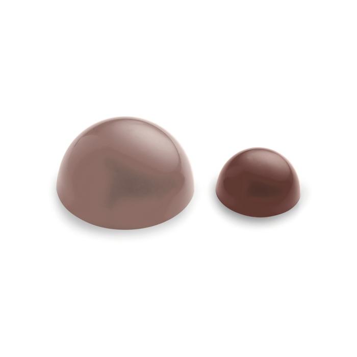 cupole globo piccole di cioccolato fondente di la rose noire
