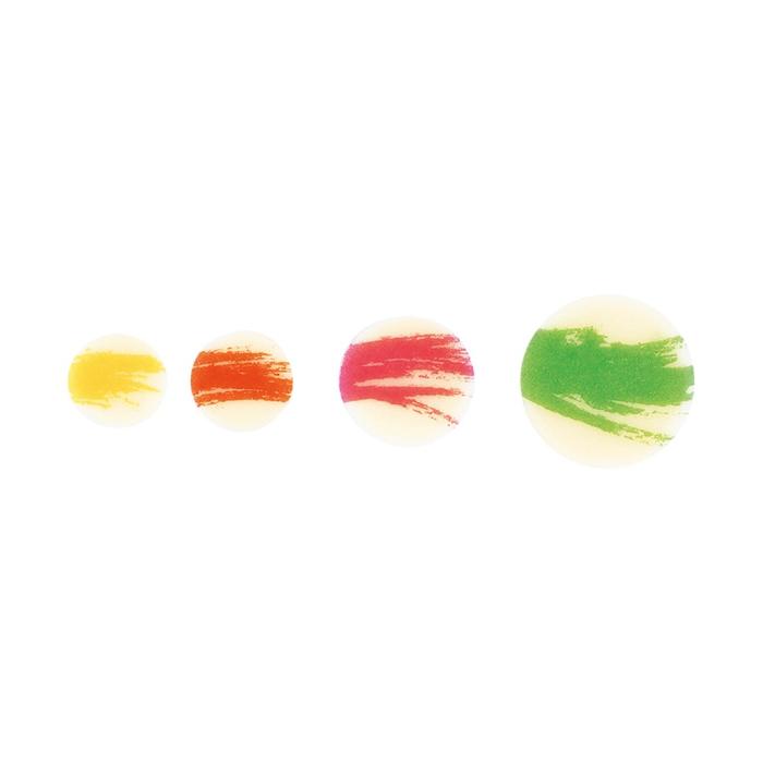 decorazione cerchi colorati pennello 4 modelli di chocolatree