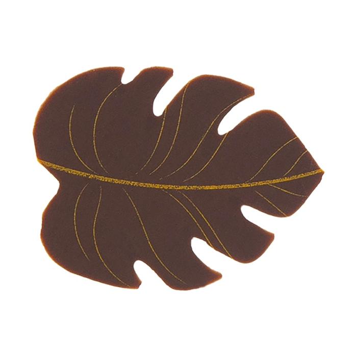 decorazione foglia esotica semplice di chocolatree