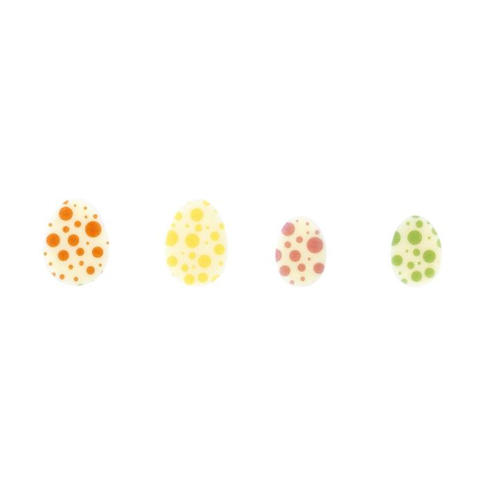 decorazione ovale colorato pasqua 4 modelli di chocolatree