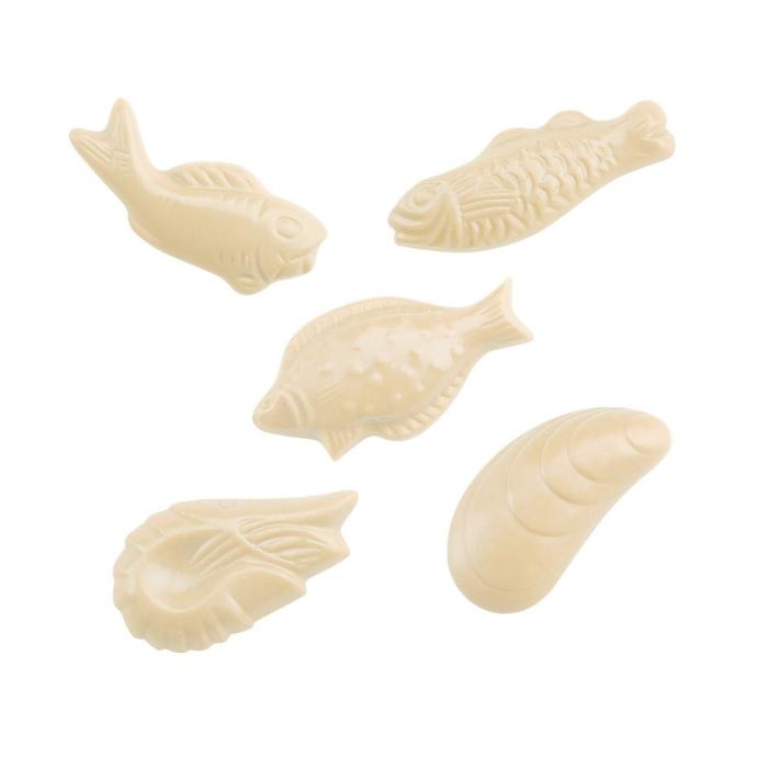 animaletti ivoire 35 6 forme di valrhona