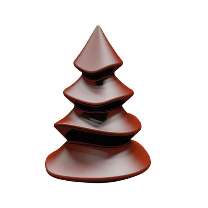 stampi abeti piccoli 7cm di valrhona