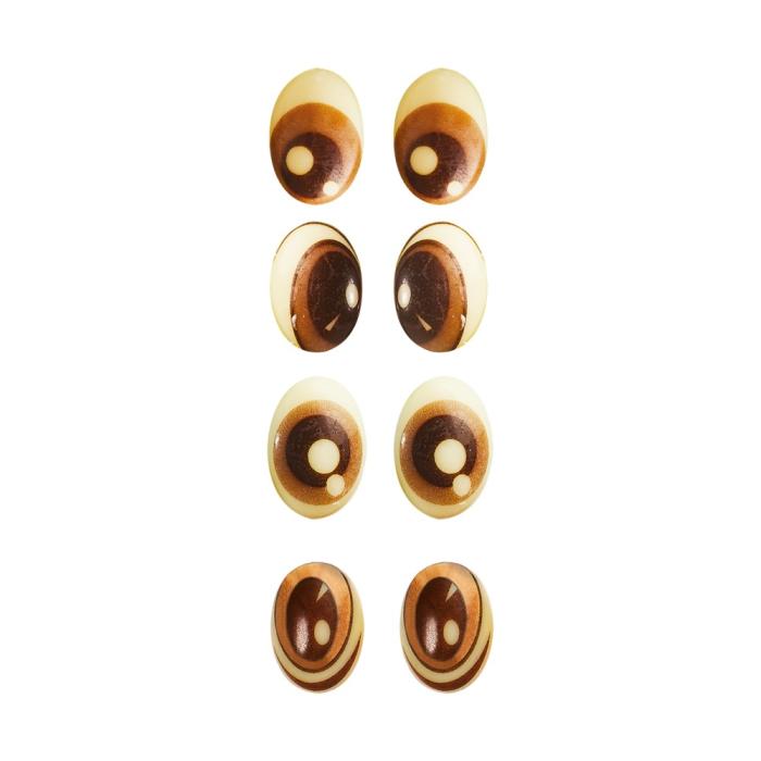 decorazioni occhi nocciola 4 modelli di chocolatree