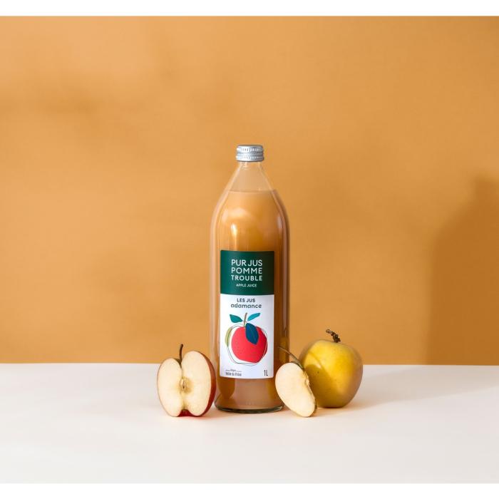 puro succo di mela torbido 1 l di adamance