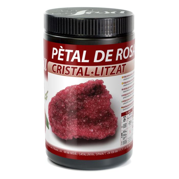 petali di rosa cristallizzati di sosa