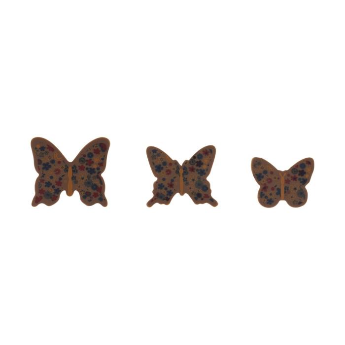 decorazione farfalle fiorite 3 modelli di chocolatree