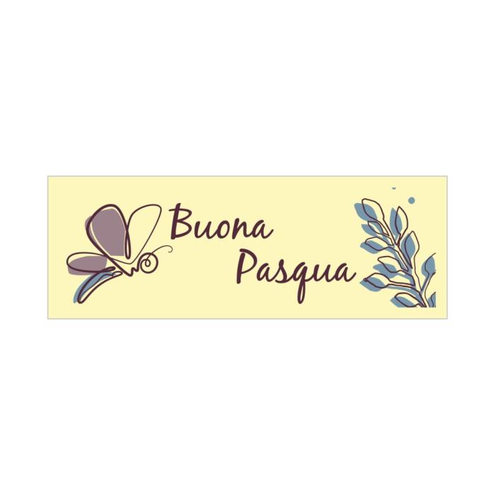 decorazioni rettangolo buona pasqua di chocolatree