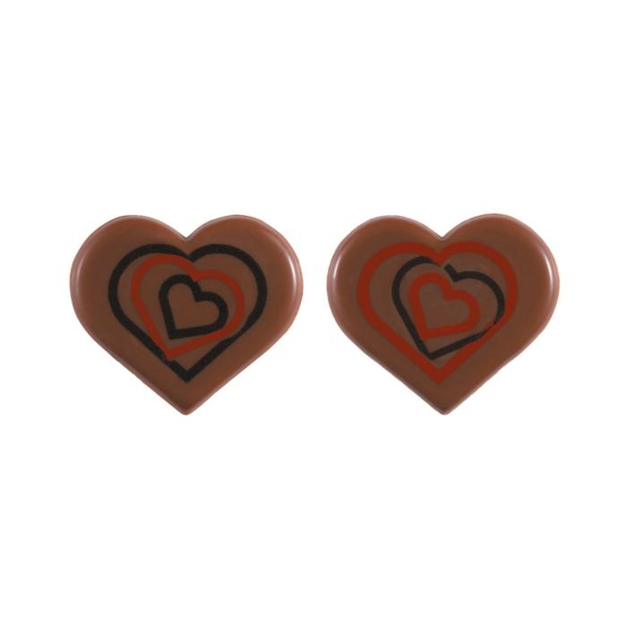 decorazioni cuore rosso nero amore 2 modelli di chocolatree