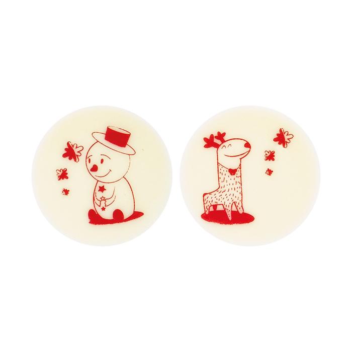 decorazione cerchio natalizio rosso 2 modelli di chocolatree