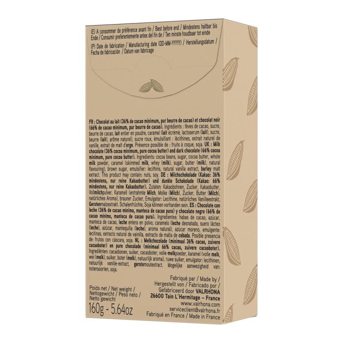 cofanetto 8 mini tavolette cioccolato fondente e al latte 160 g di valrhona