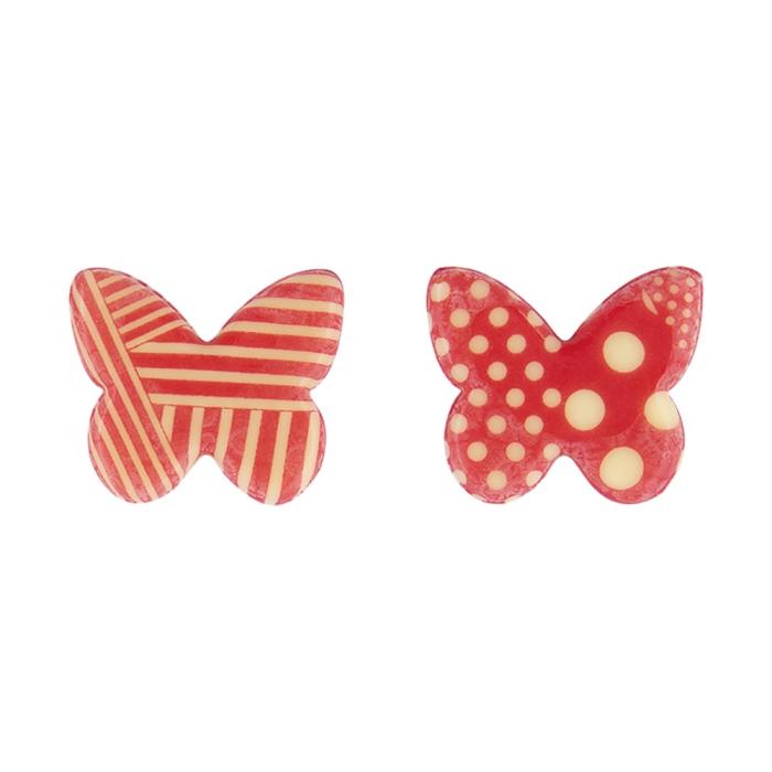 decorazioni farfalle fucsia 2 modelli di chocolatree