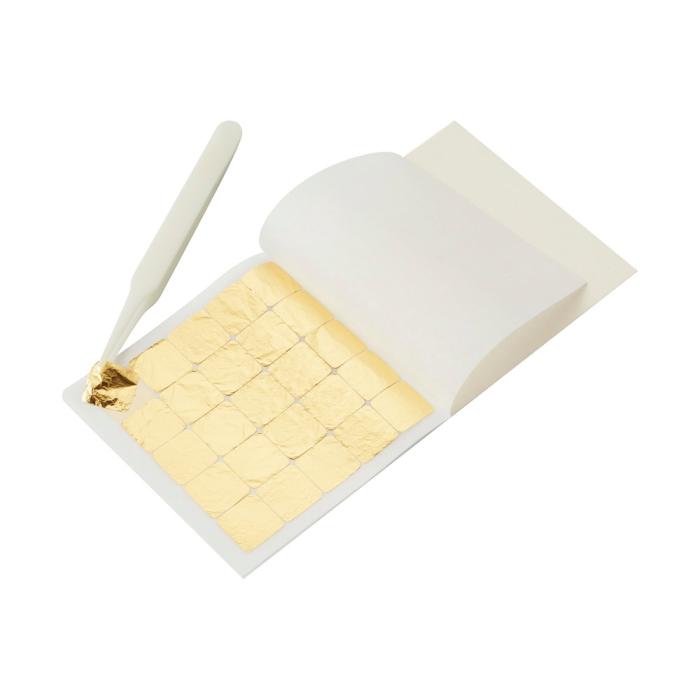 carnet quadrati oro con pinza di chocolatree
