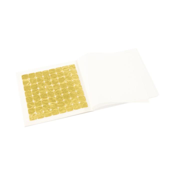 carnet quadrati oro con pinza di chocolatree