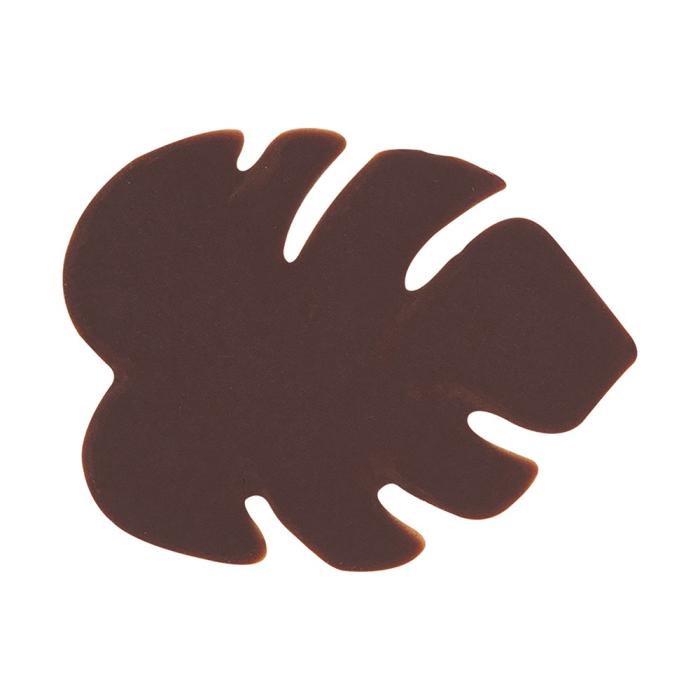 decorazione foglia esotica puro fondente di chocolatree
