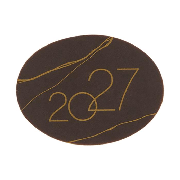 decorazioni ovale marmorizzato 202x di chocolatree